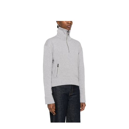 Half-Zip Milano Wool Blend Jumper - Image 4