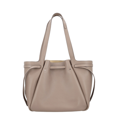 Romy Pebbled Leather Tote - Wild Mushroom - Image 2