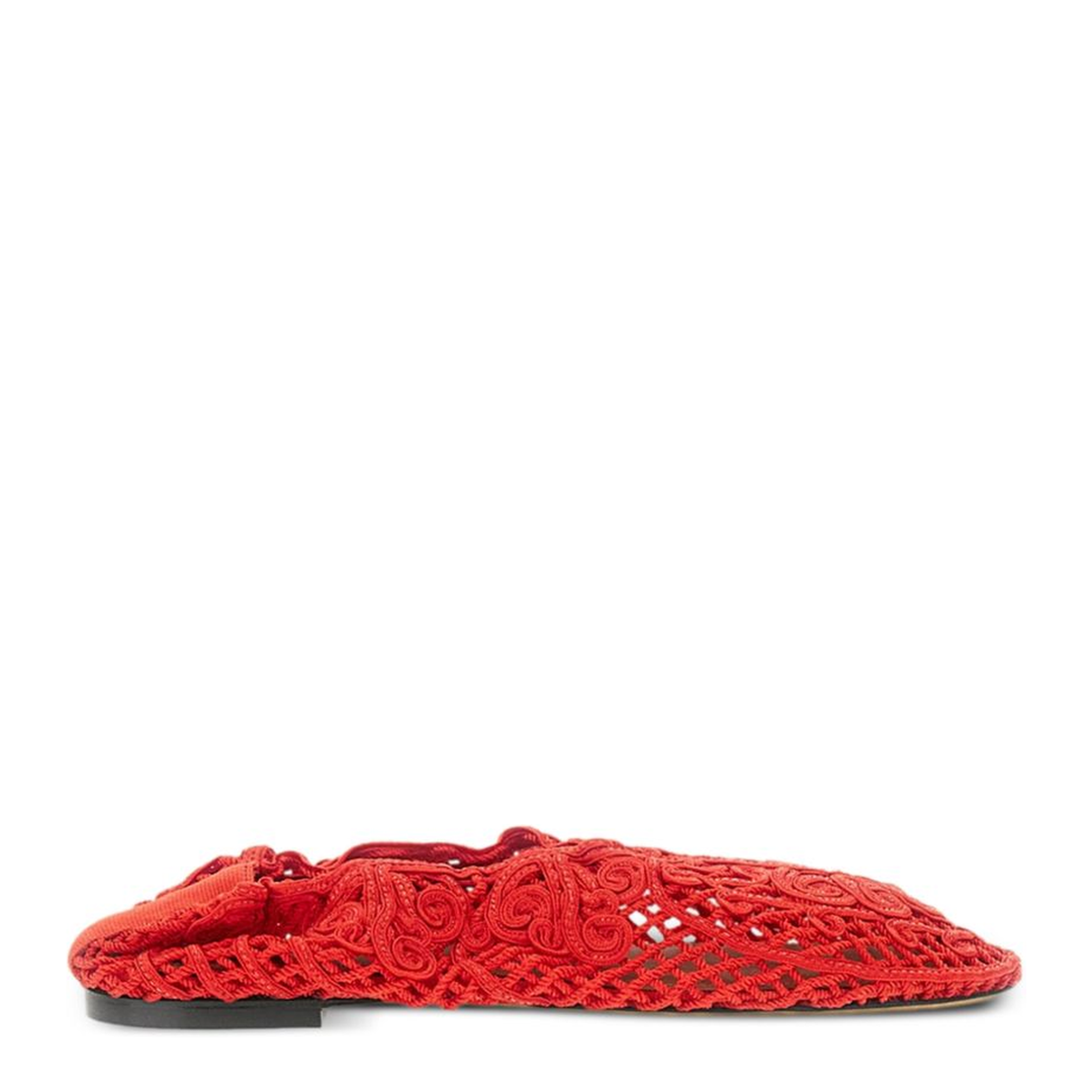 Flat Shoes Red - Image 1