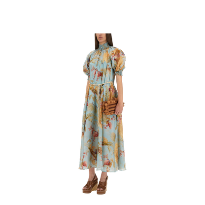 Ascension Printed Silk Dress - Image 2