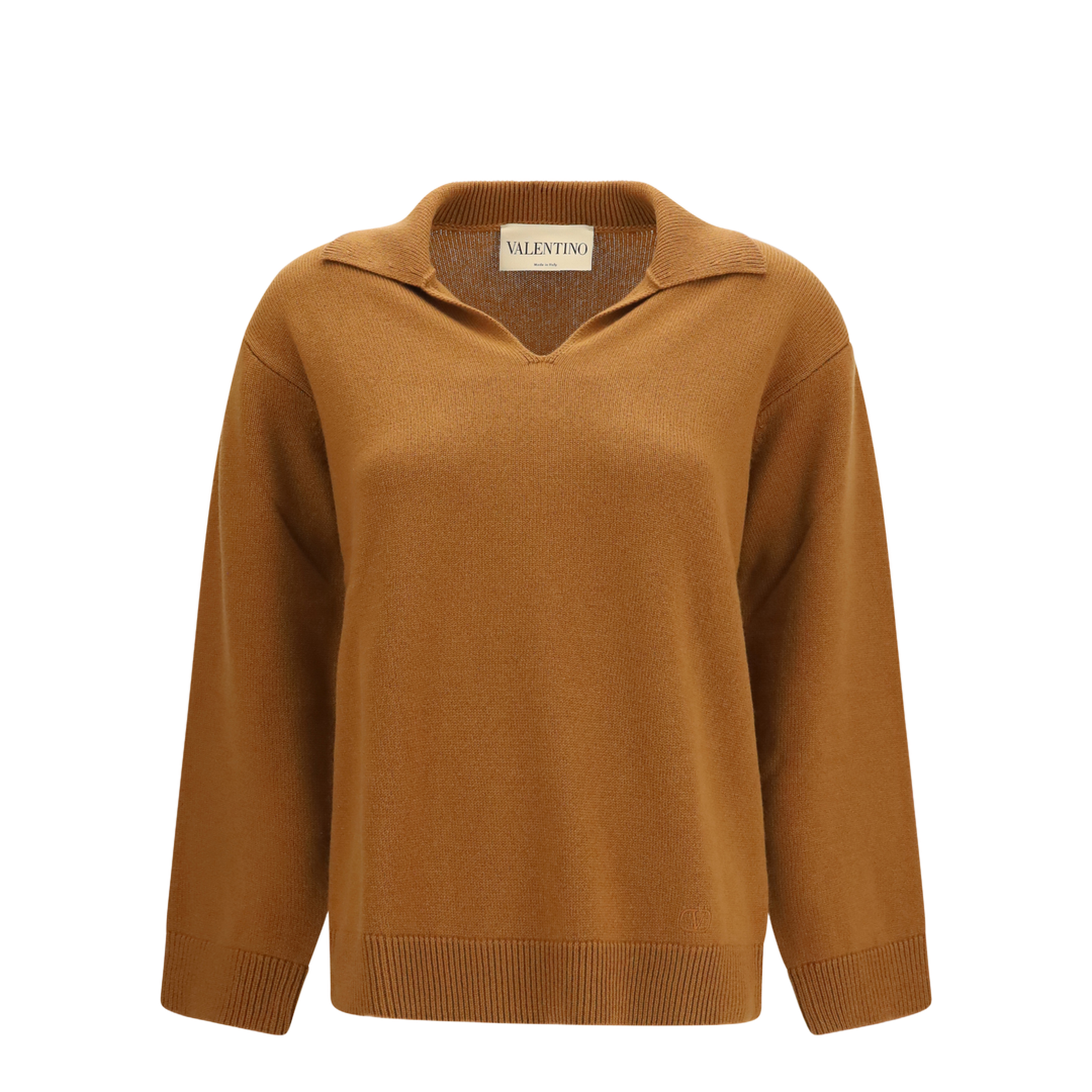 Cashmere V-neck Sweater - Image 1