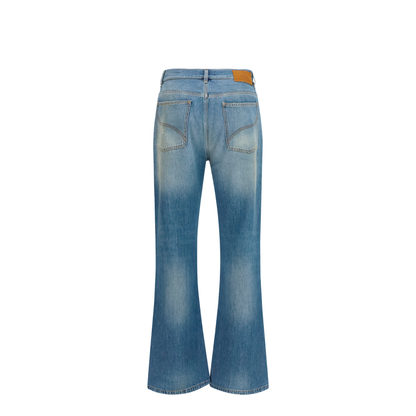 Slash Flared Distressed Jeans - Image 2