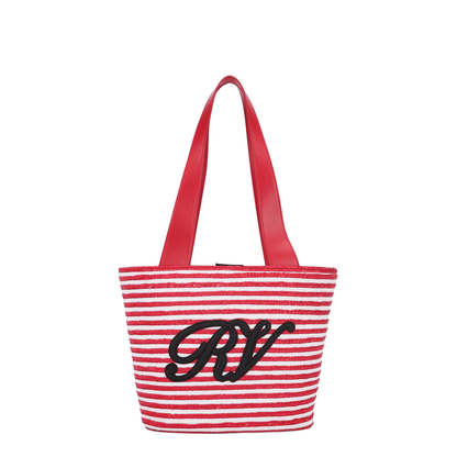 Small Shopping Bag in Raffia - Image 1