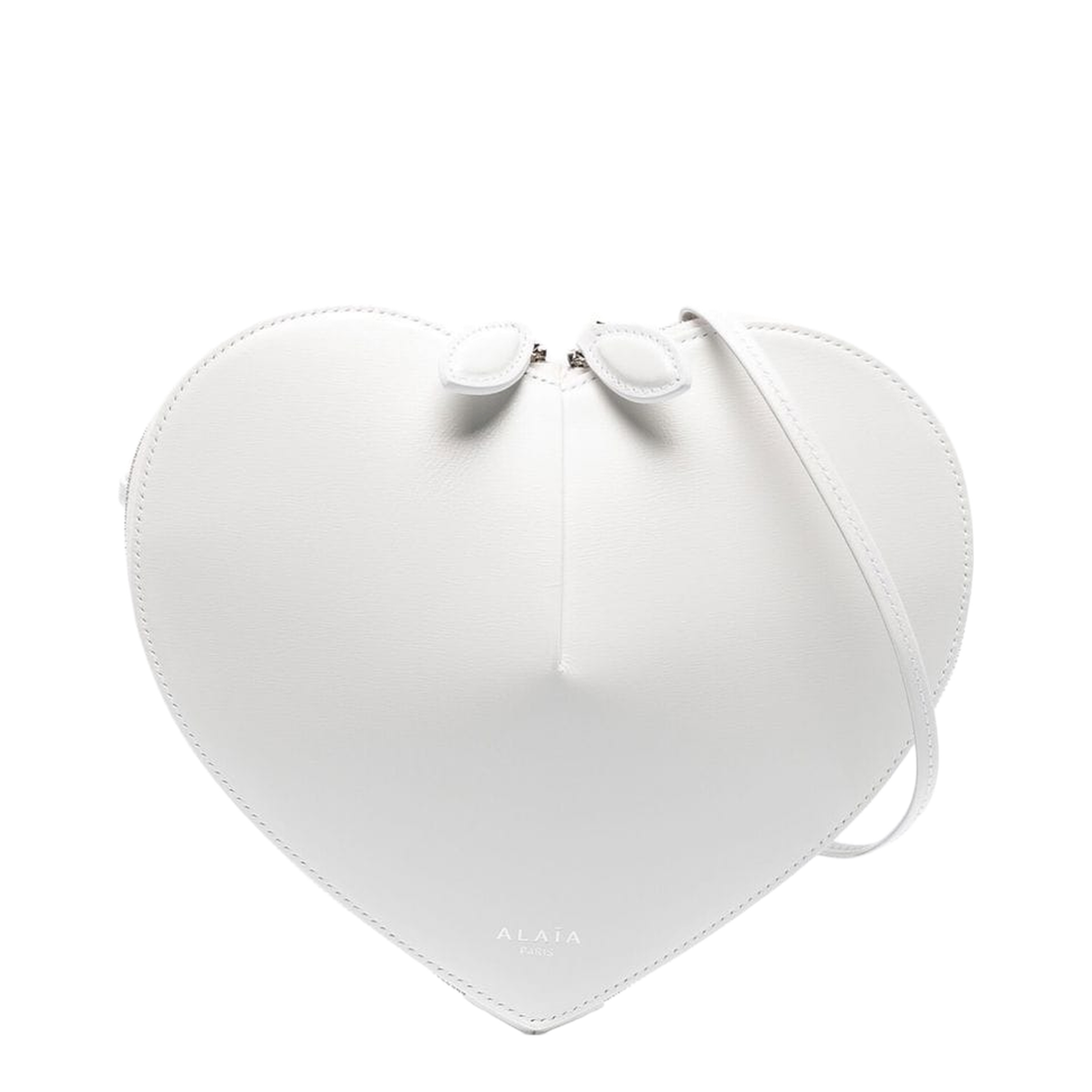 Optical White Le Coeur Bag in Calfskin - Image 1