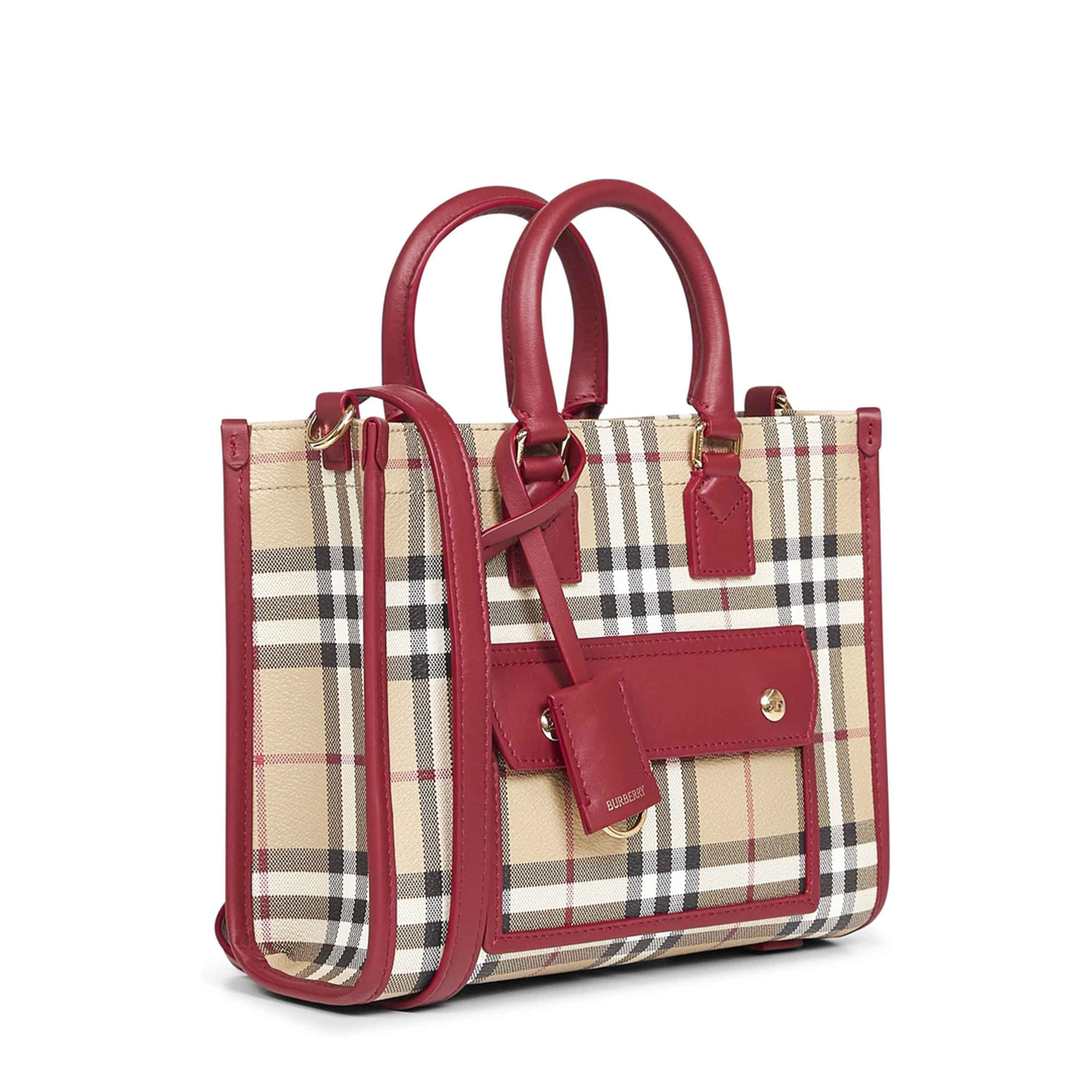 Freya Mini Tote Bag in Coated Canvas - Image 2