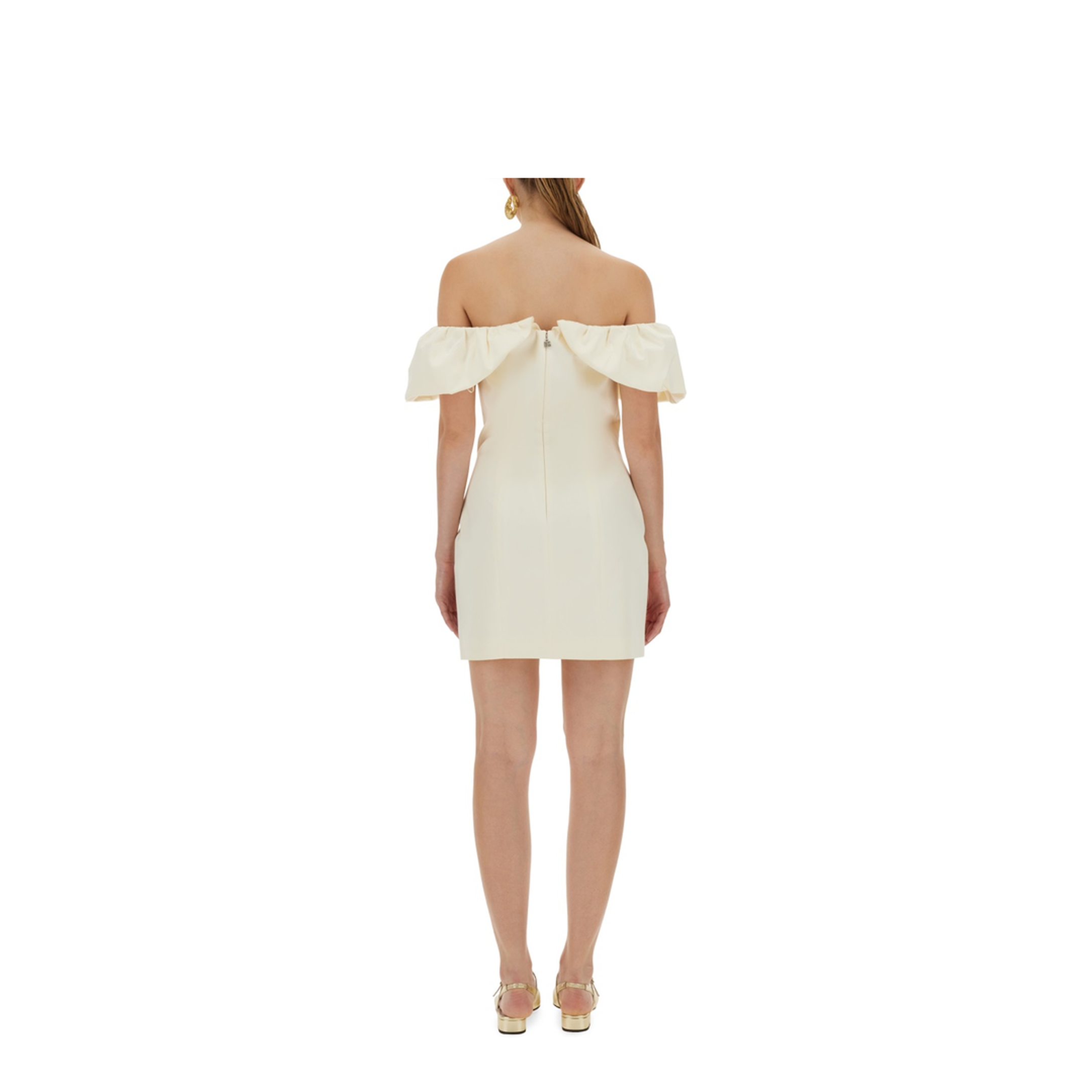 Mini Dress With Bare Shoulders - Image 3