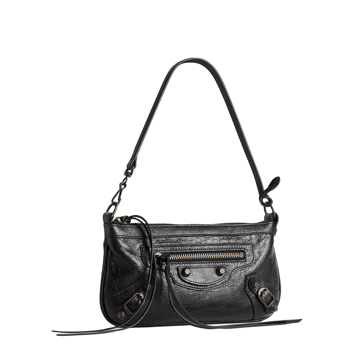 Le City Arena Lambskin Crossbody Pouch - Black - Image 2