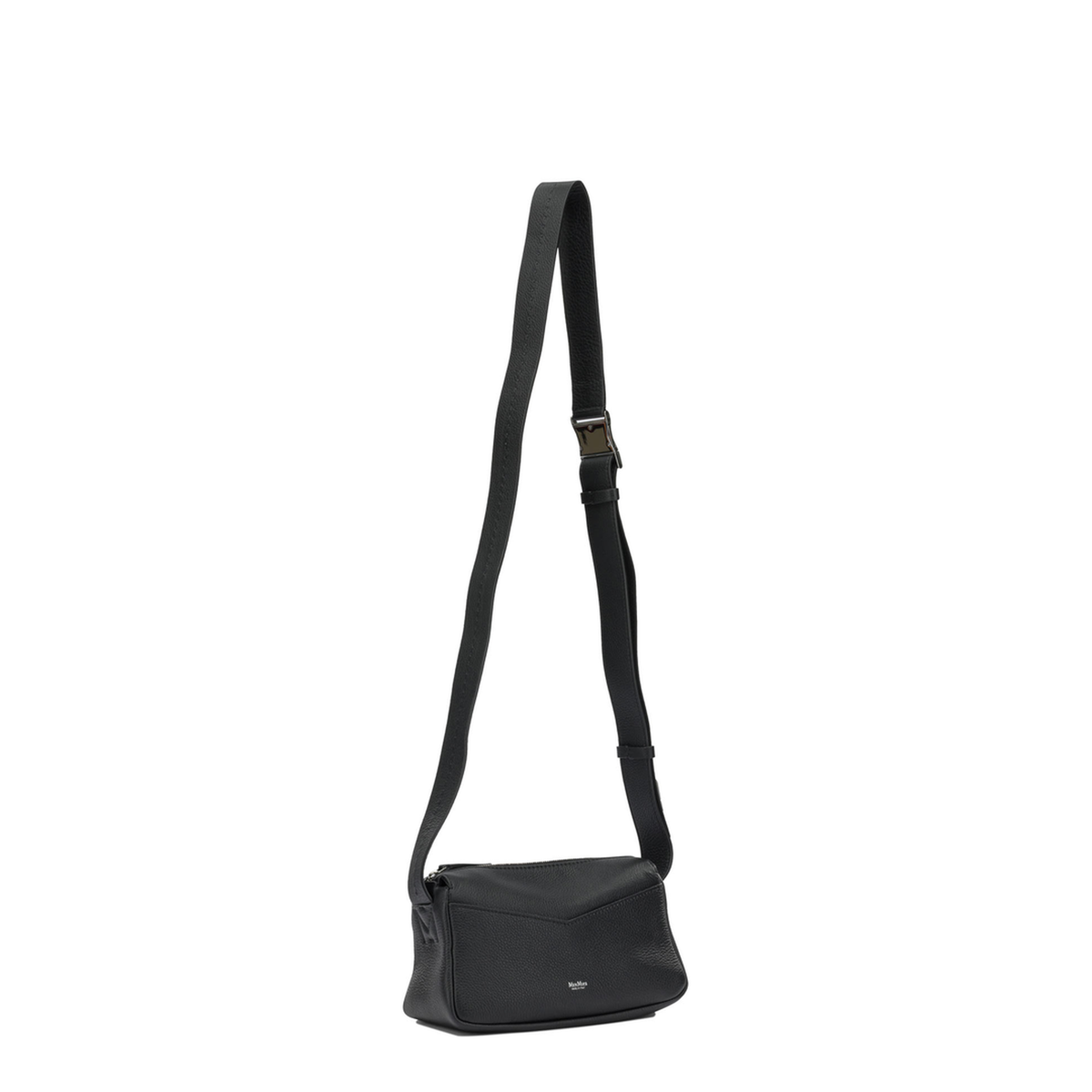 Small Calf Leather Shoulder Bags - Black - Image 2