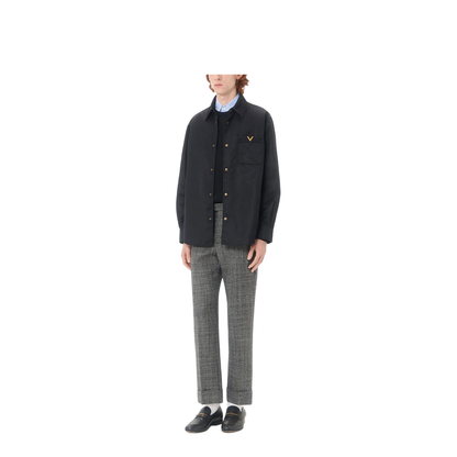 Wool Jumper with Vlogo Embroidery - Image 2