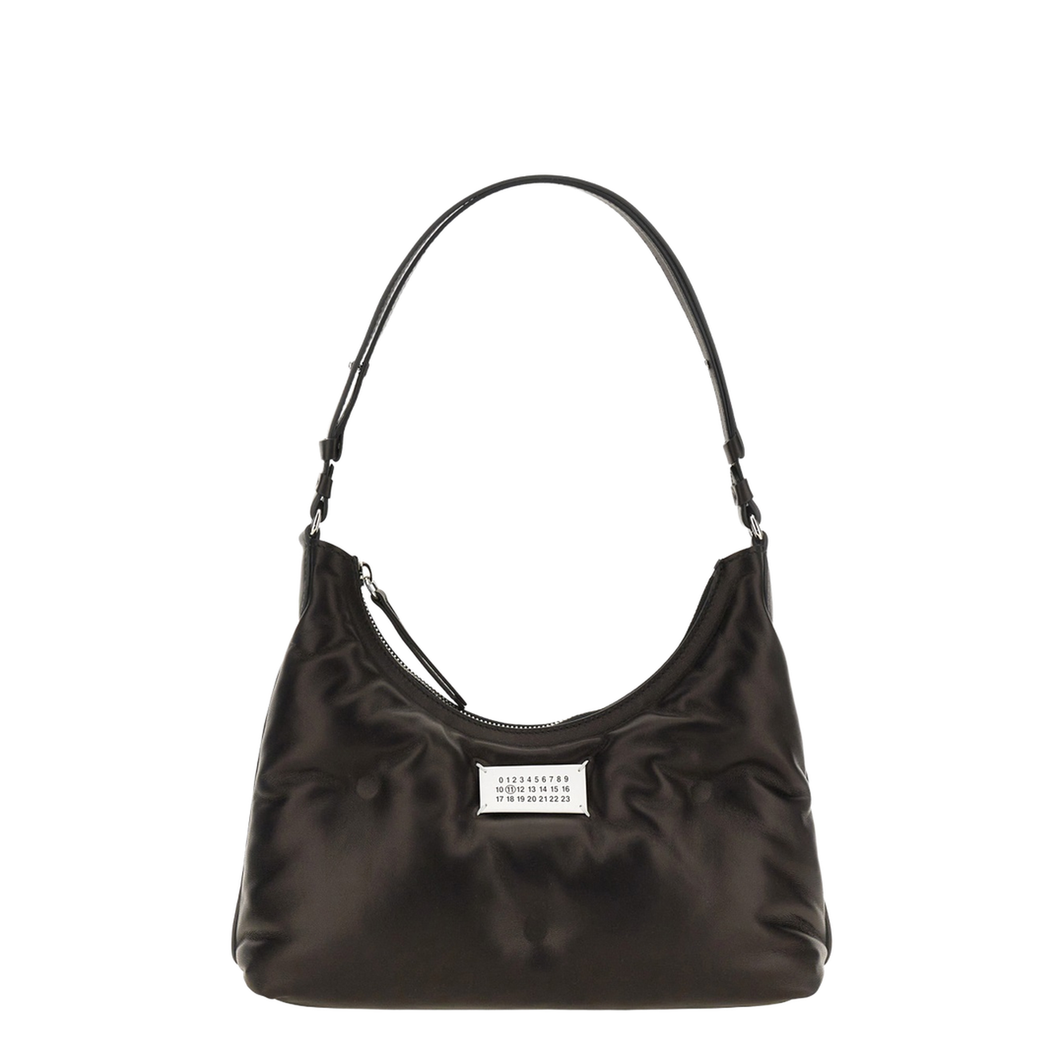 Glam Slam Small Lambskin Hobo Bag - Black - Image 2