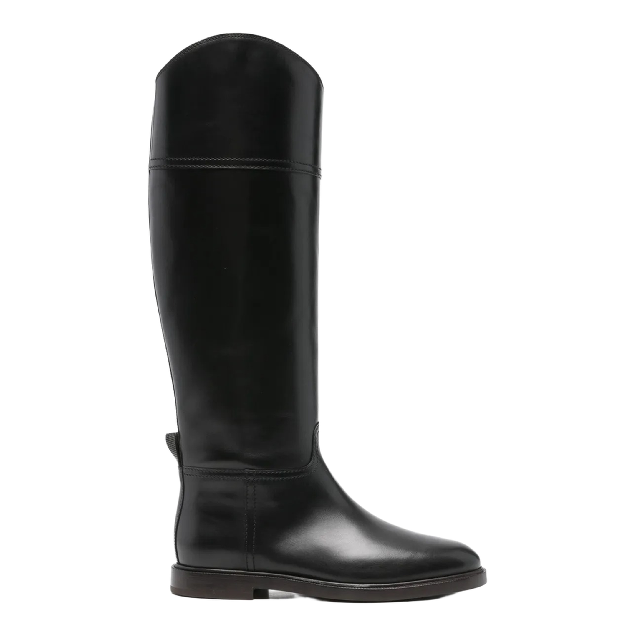 Leather High Riding Boots - Image 1
