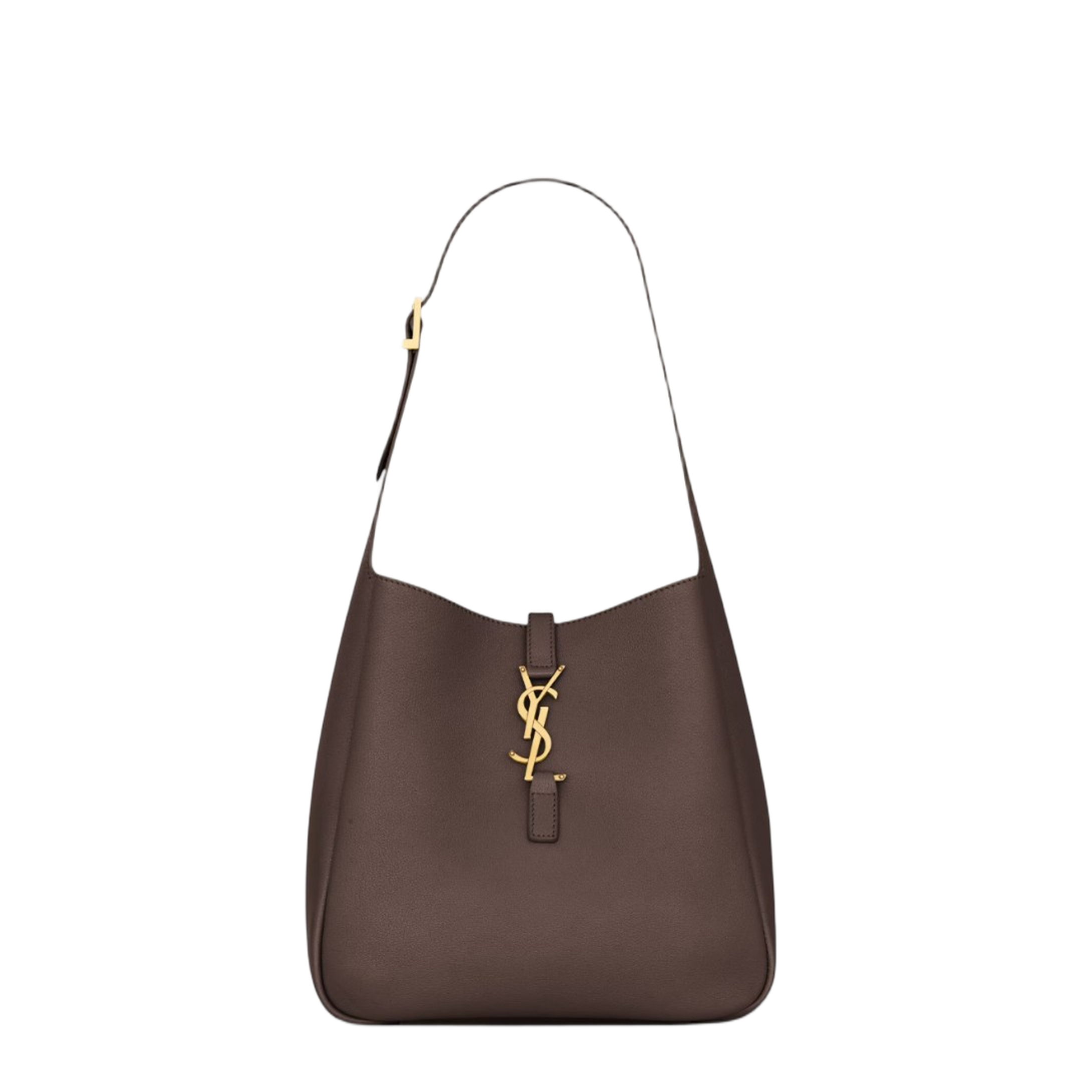 Le 5 À 7 Supple Small Grained Leather Shoulder Bag - Arabica - Image 5