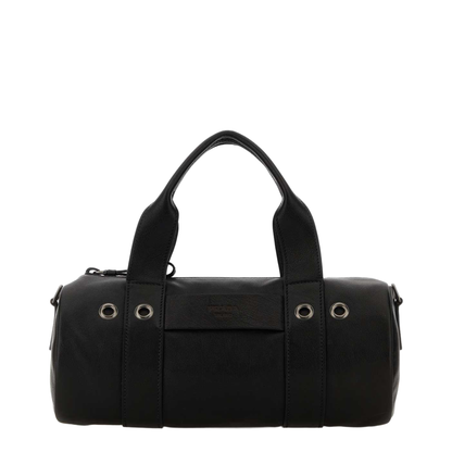 Route Large Buffalo Leather Top-Handle Bag - Black - Image 1