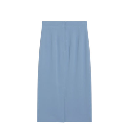 Light Blue Stretch Cady Skirt - Image 2