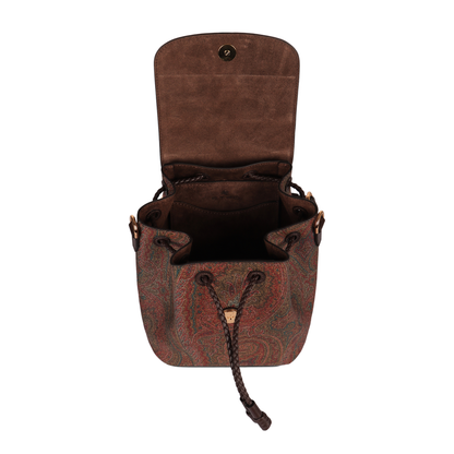 Arnica Paisley Small Backpack - Brown - Image 5