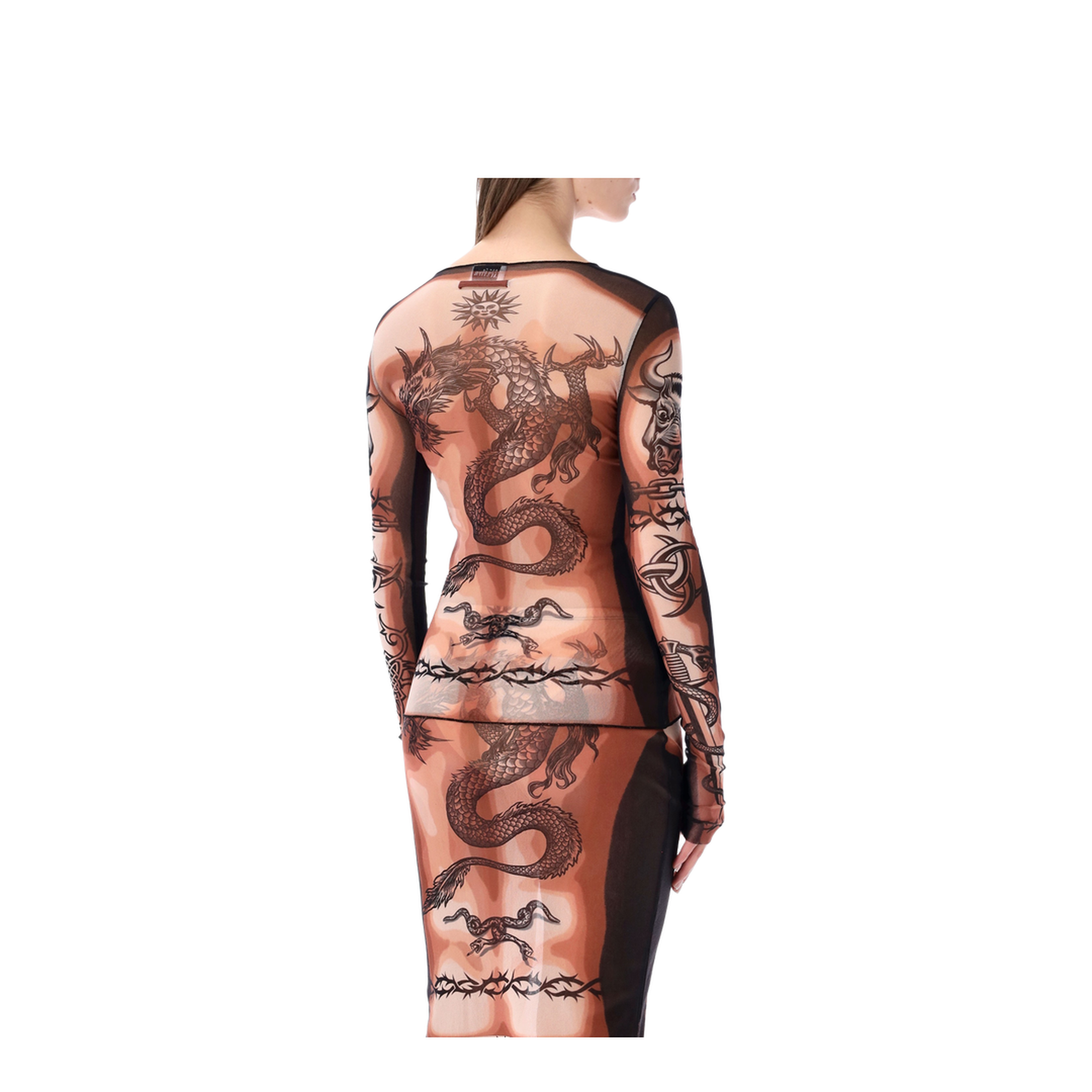 Safe Sex Tattoo Print Top - Image 2