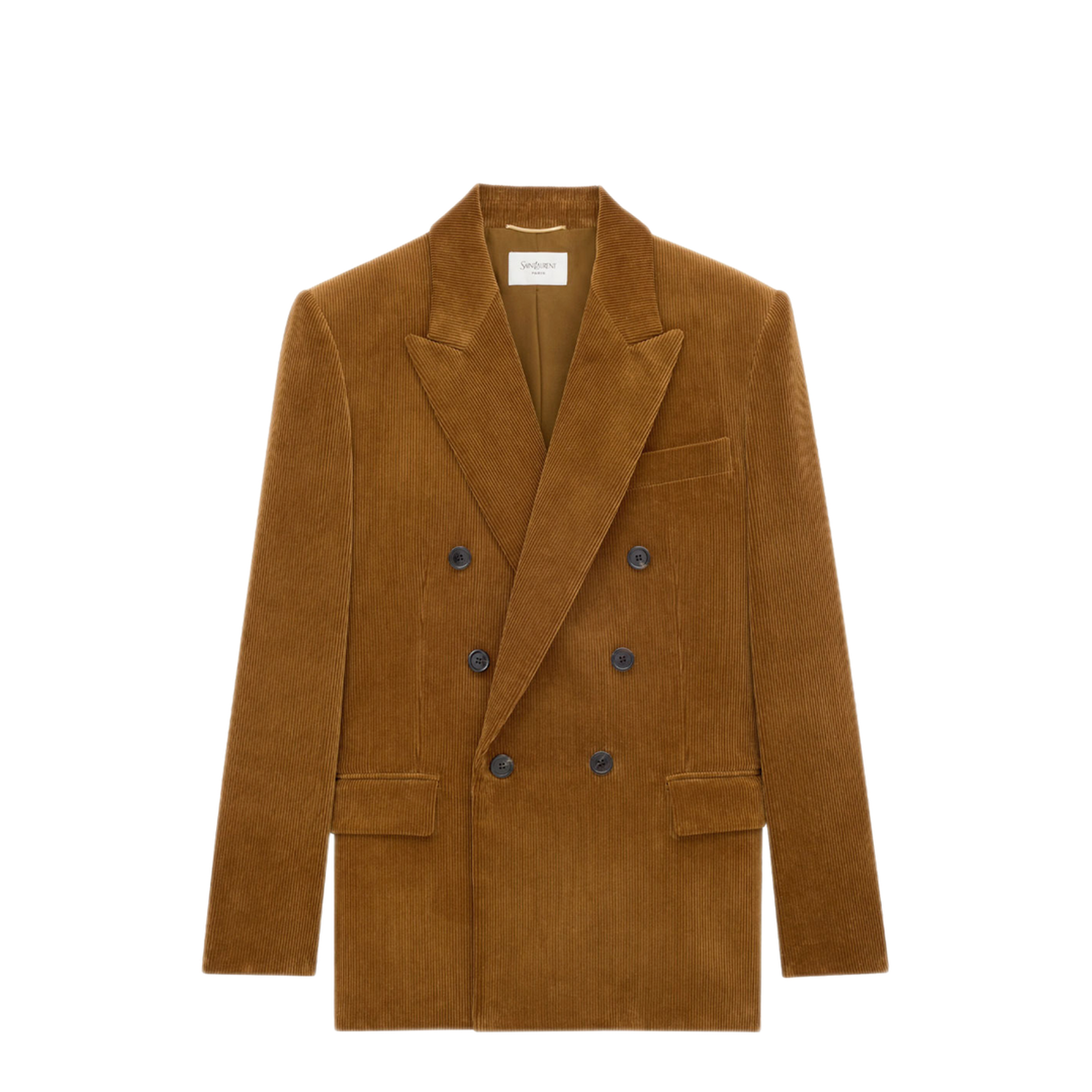Corduroy Double-Breasted Jacket - Image 1