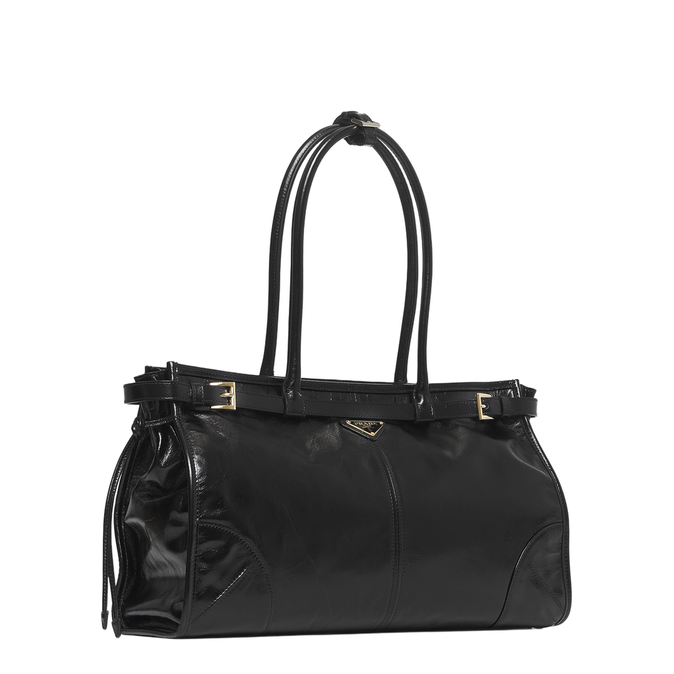 Bonnie Large Leather Handbag - Black - Image 2