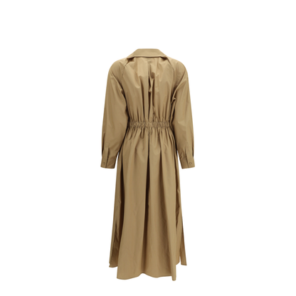 Pedaggi Midi Dress in Cotton Poplin - Image 2