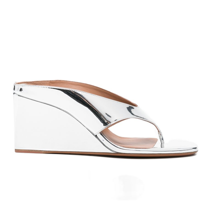 Toe Ring Sandals Silver - Image 1