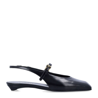 Leather Slingback Ballerinas - Image 1