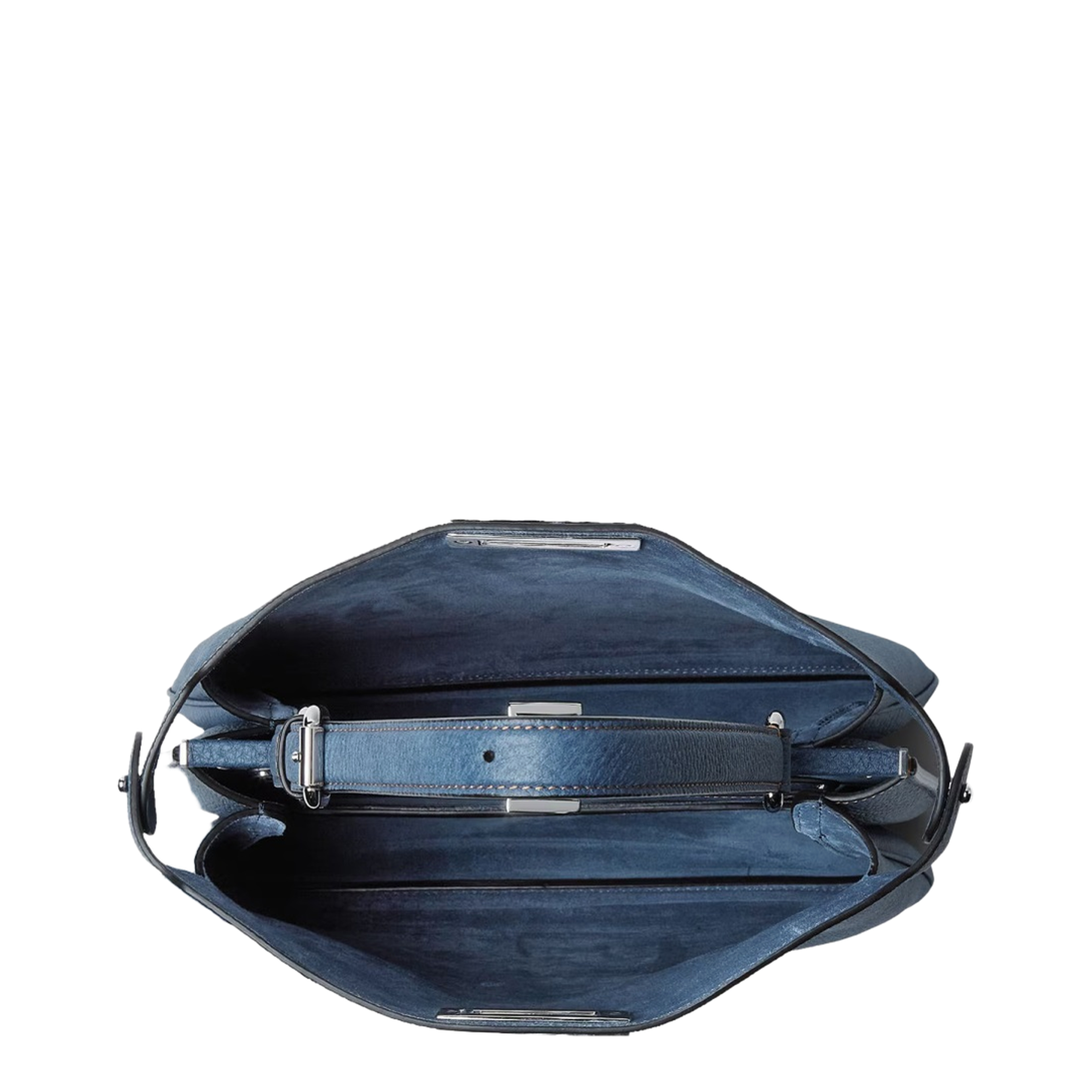 Peekaboo Soft Medium Cuoio Romano Leather Blue - Image 5
