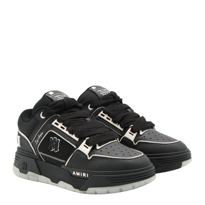 Leather Mesh Sneakers - Image 3
