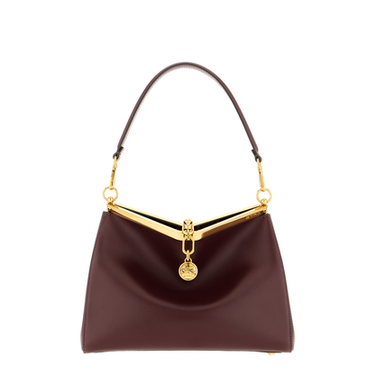 Vela M Hand Bag Leather Brown - Image 4