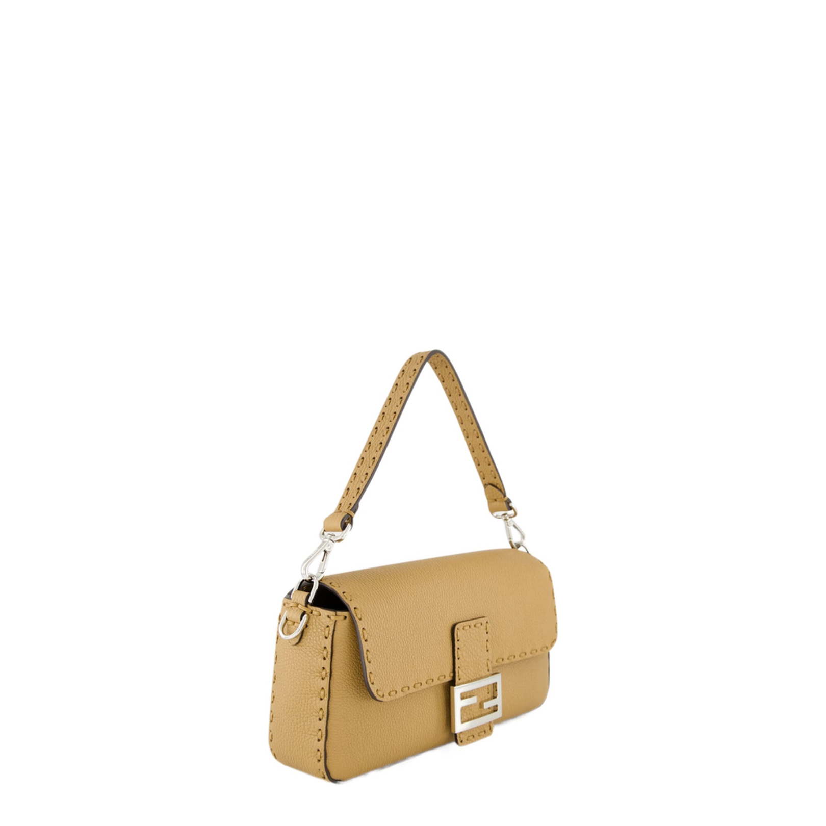 Fendi Ff Plaque Foldover-top Shoulder Bag - Image 3