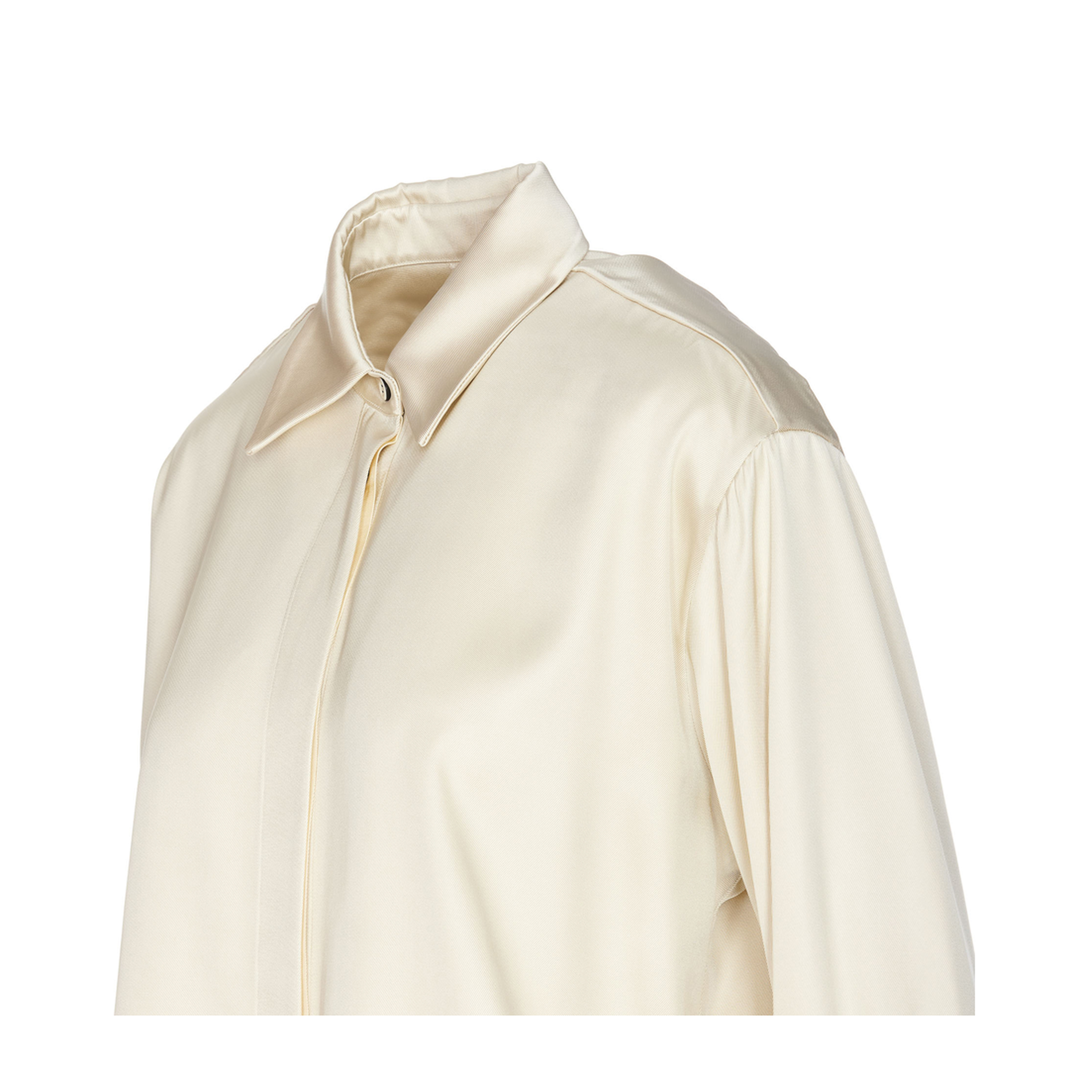 Silk Shirt - White - Image 3