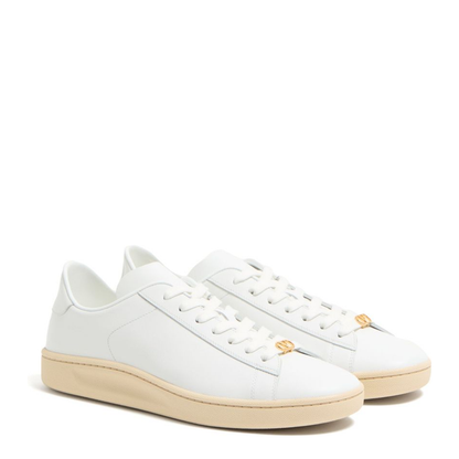 Royco Leather Sneakers - White - Image 7