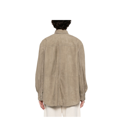 Suede Shirt - Grey - Image 4