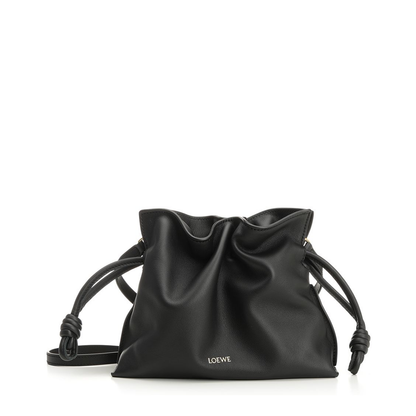 Flamenco Mini Calfskin Clutch Bags Black - Image 1