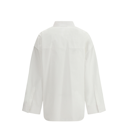 Lace-up Cotton Shirt - Image 2