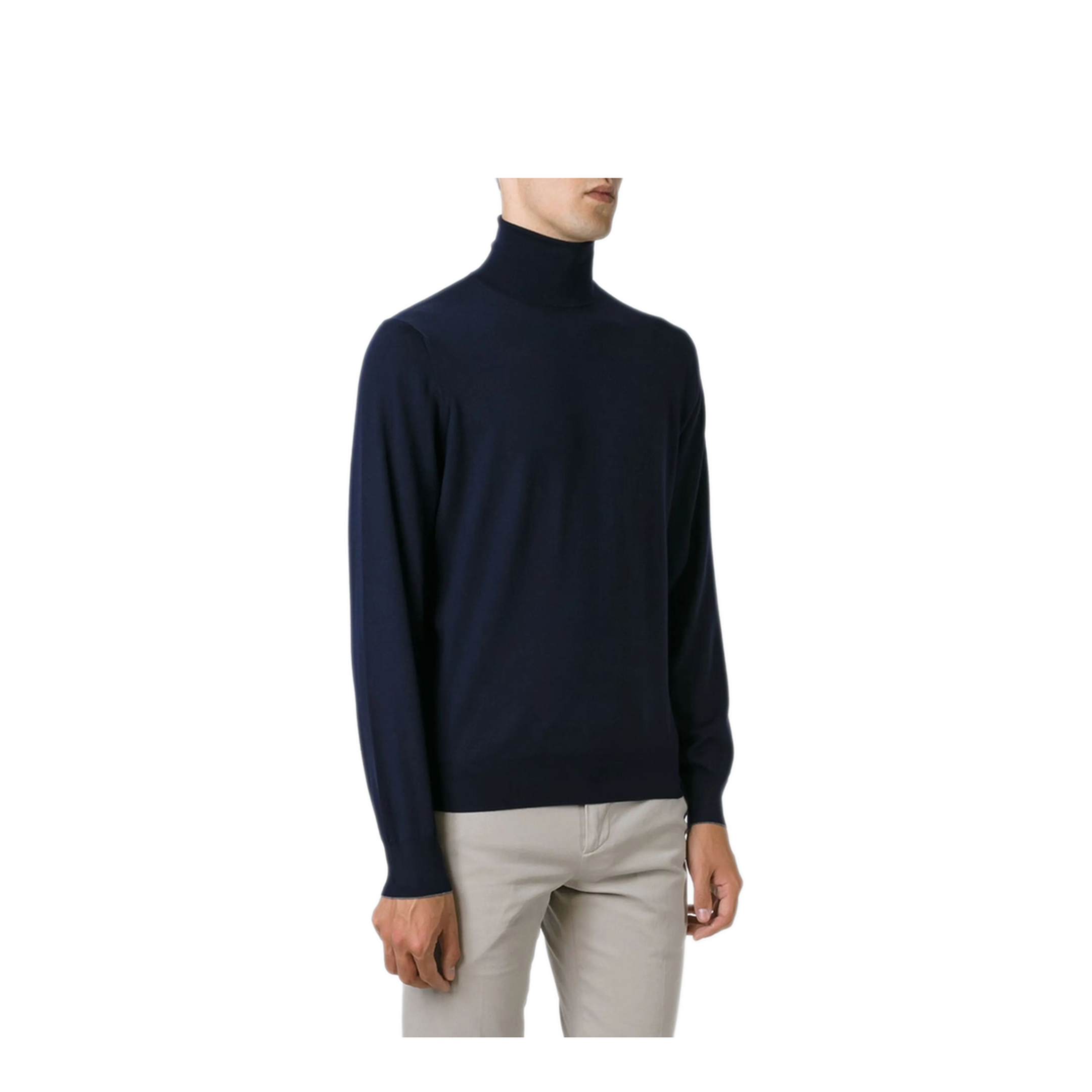 Wool Blend Turtleneck Sweater - Image 2