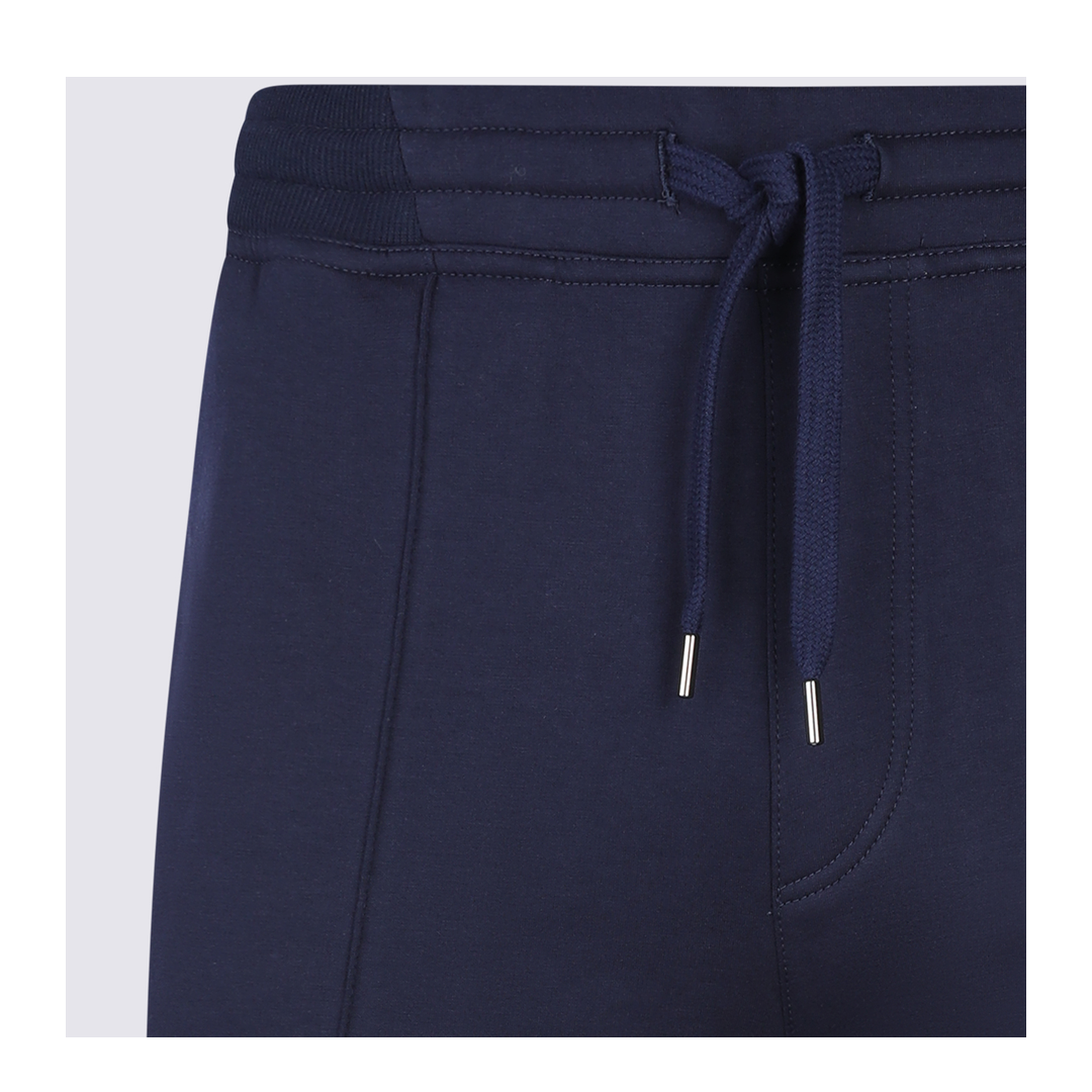 Drawstring Panelled Track Pants Blue - Image 6