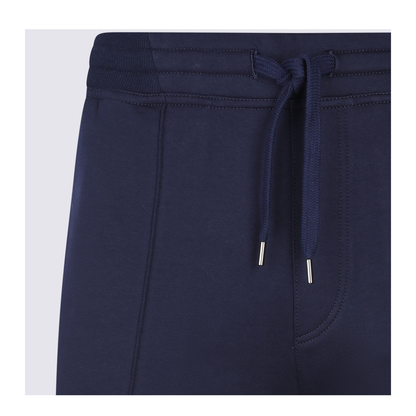 Drawstring Panelled Track Pants Blue - Image 6
