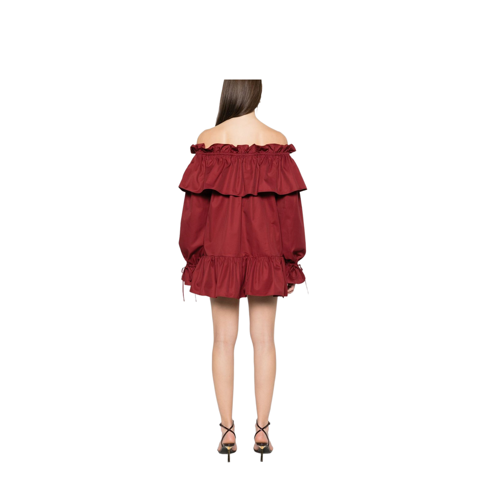 Ruffled Dress in Cotton Twill - Image 2