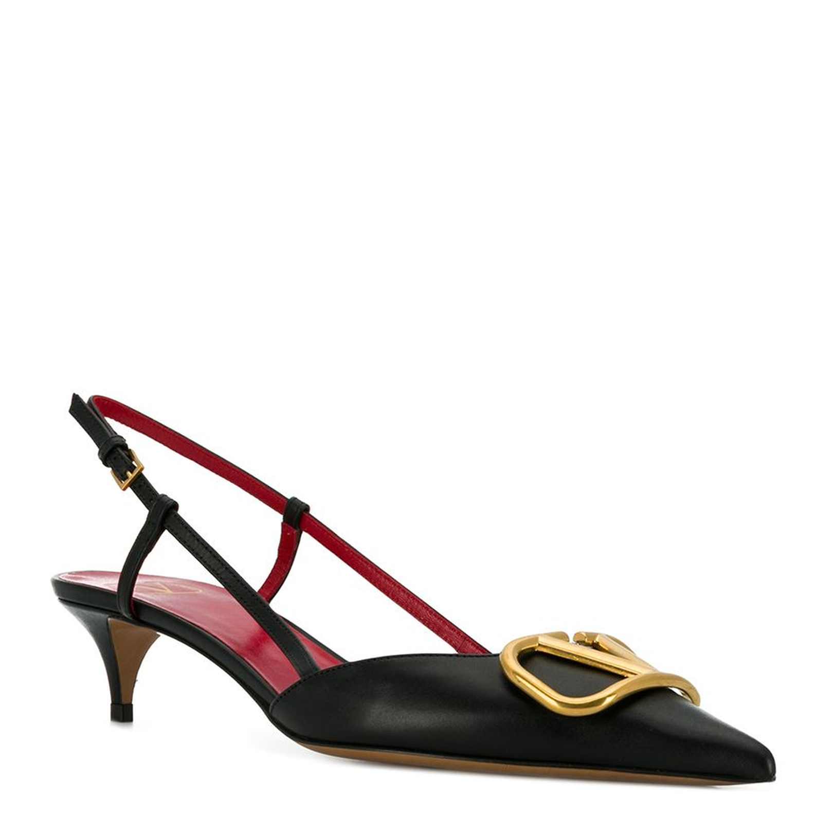 VLogo Signature Pointed Toe Side Buckle Fastening - Image 2