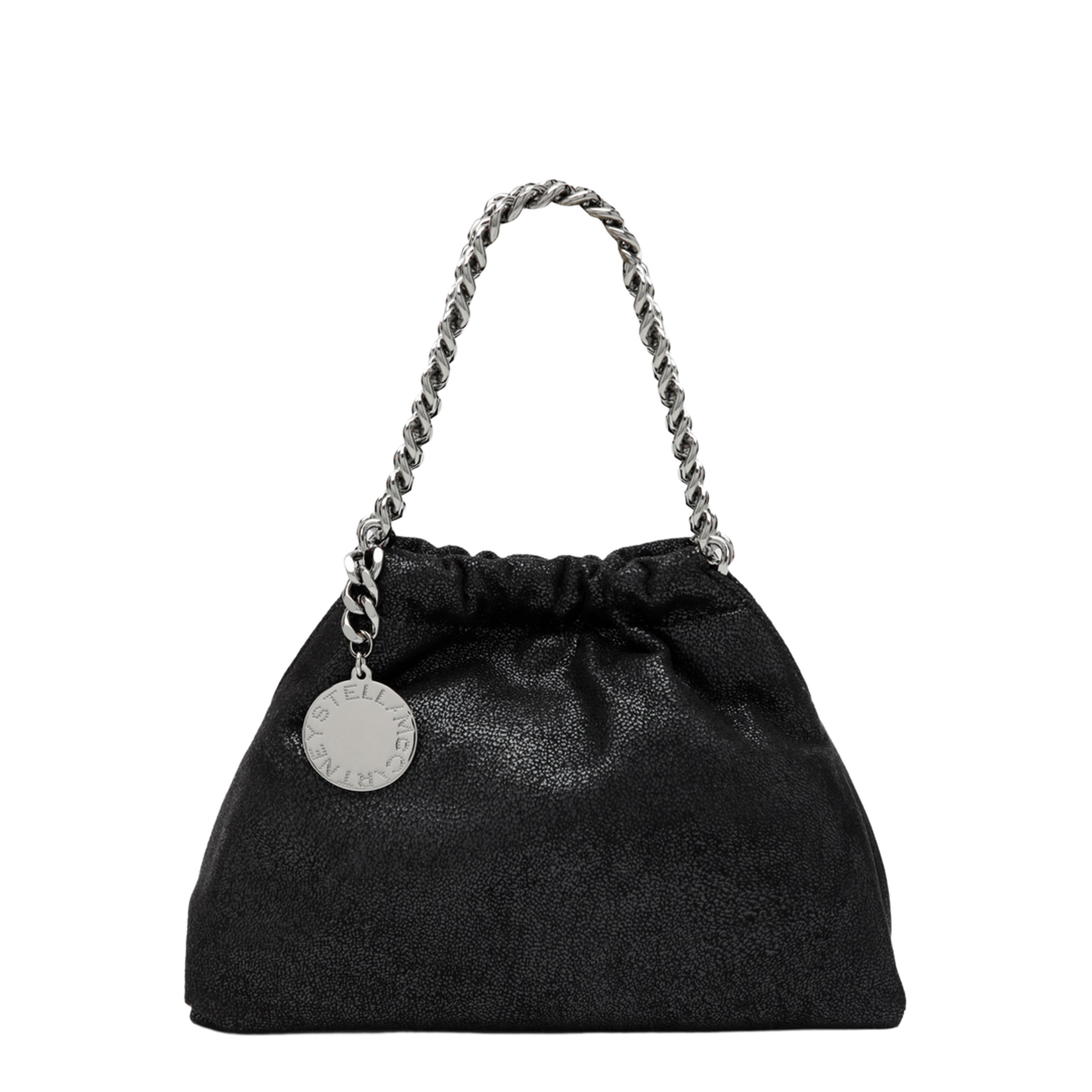 Black Falabella Mini Drawstring Shoulder Bag - Image 1