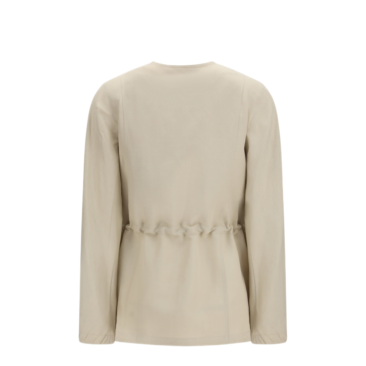 Carezza Jacket In Linen And Silk Blend - Image 2