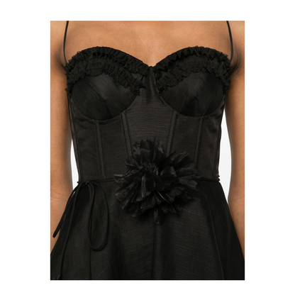 Luna Ruffle Mini Dress - Image 2
