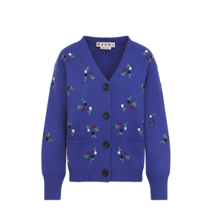 Embroidered Floral Cardigan - Image 3