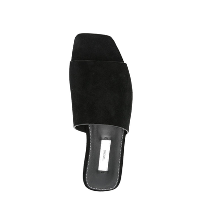 Flat Sandals - Black - Image 3