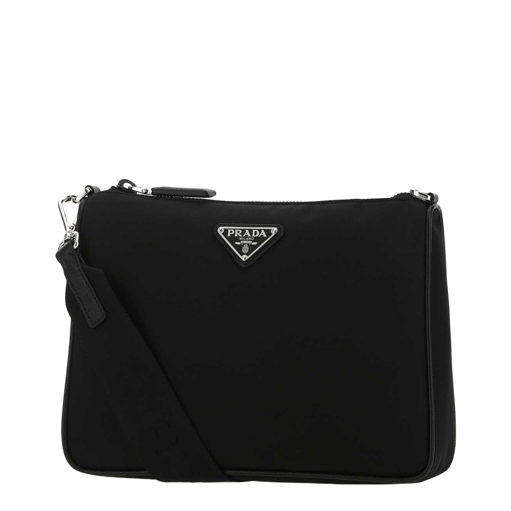 Logo Plaque Zipped Messenger Bag - Image 3