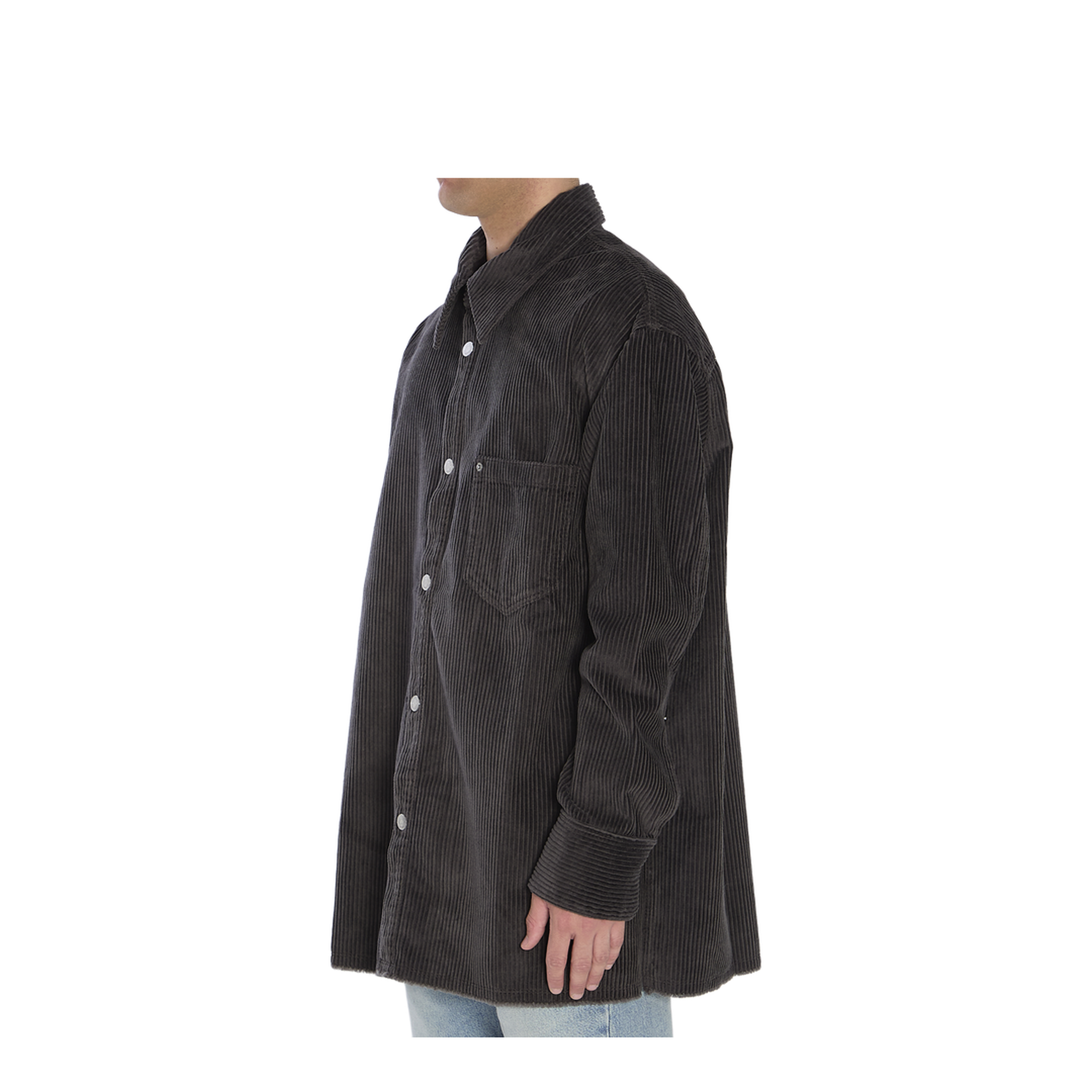 Corduroy Velvet Overshirt - Image 2