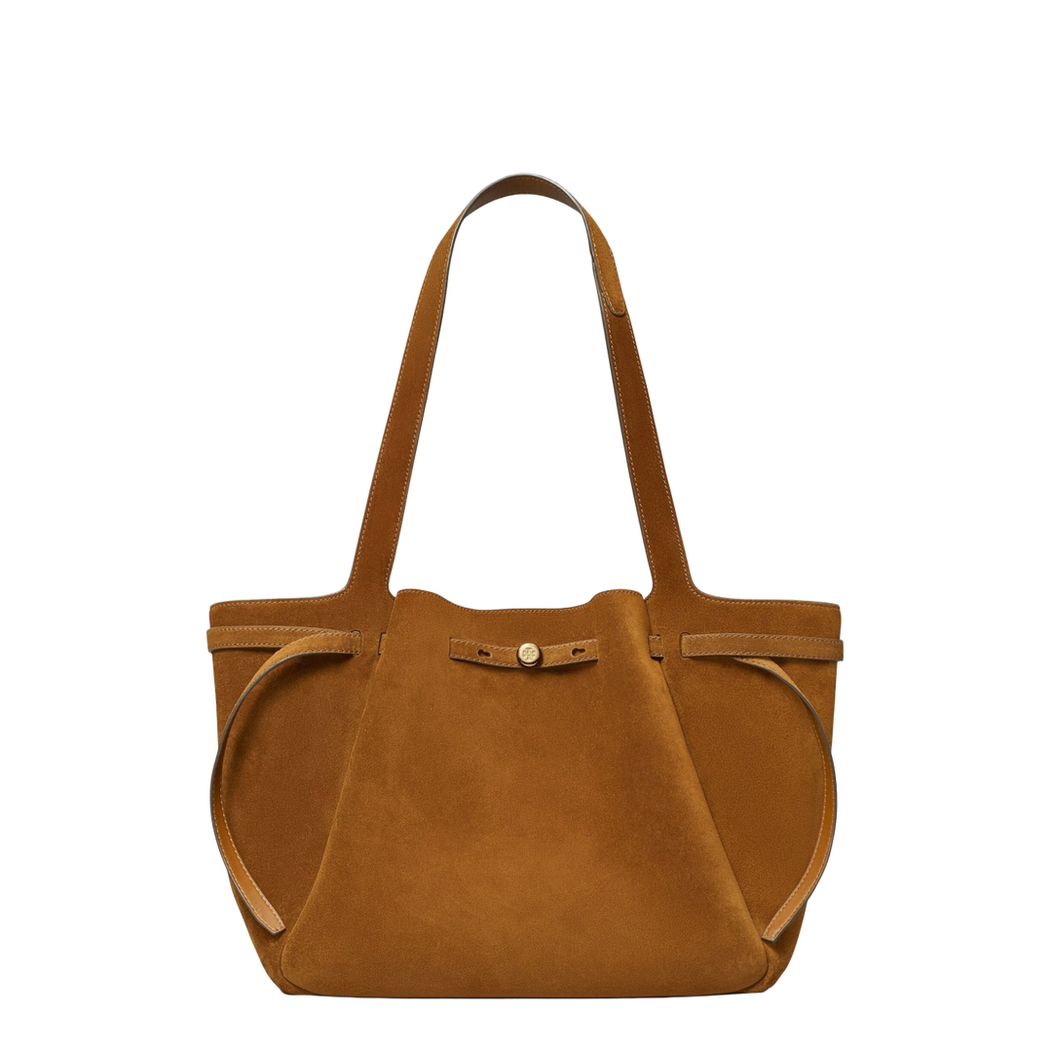 Romy Leather Shoulder Bag - Brown - Image 1