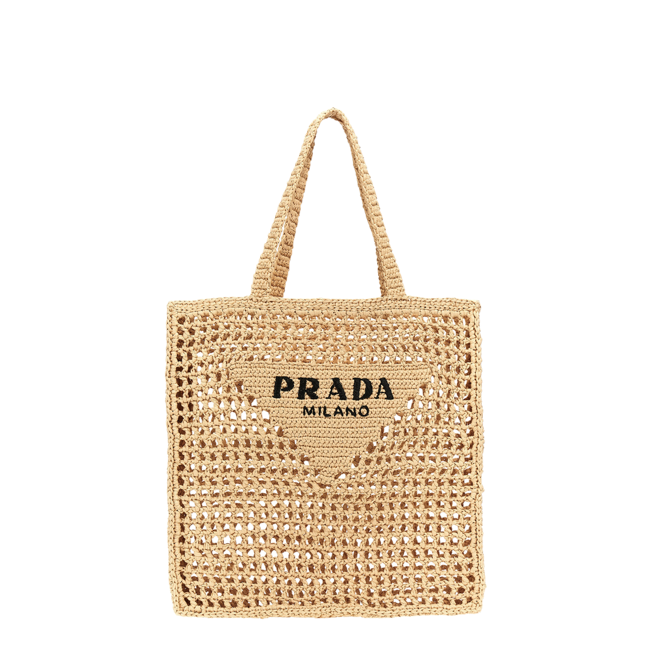 Logo Woven Fabric Shopping Bag - Image 1