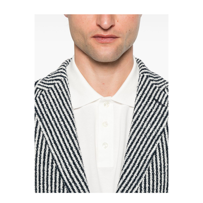 Striped Cotton Jacket - Image 4