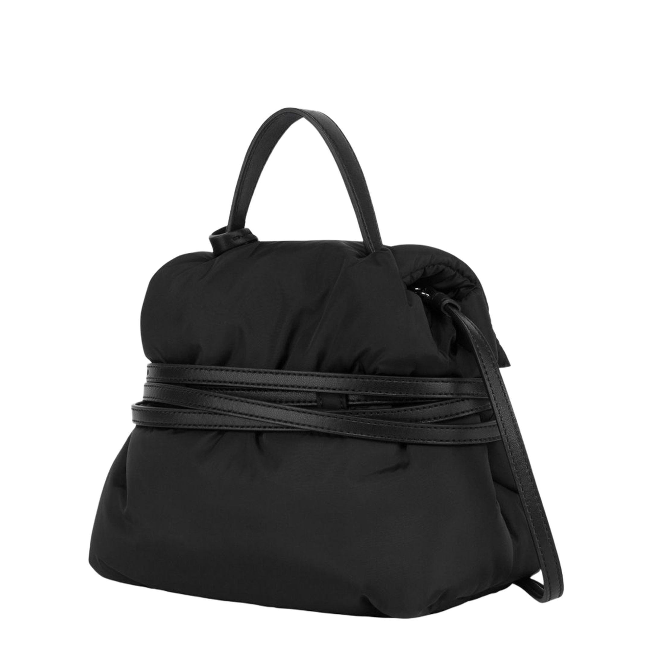Tie Me Medium Nylon Backpack - Black - Image 3